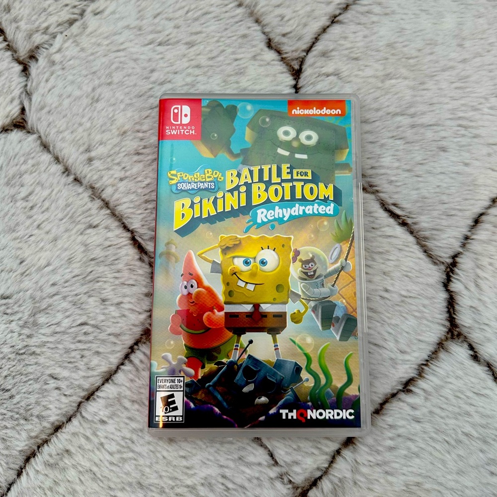 Nintendo Switch Game: SpongeBob SquarePants Battle for Bikini Bottom Rehydrated